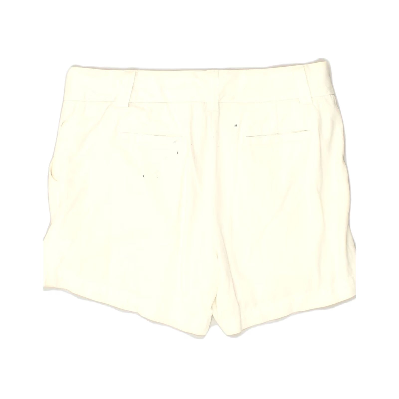 J.Crew J. CREW Womens Chino Shorts US 12 Large W34 White Cotton Designer Size 36" / US 14 / IT 50 - 2 Thumbnail