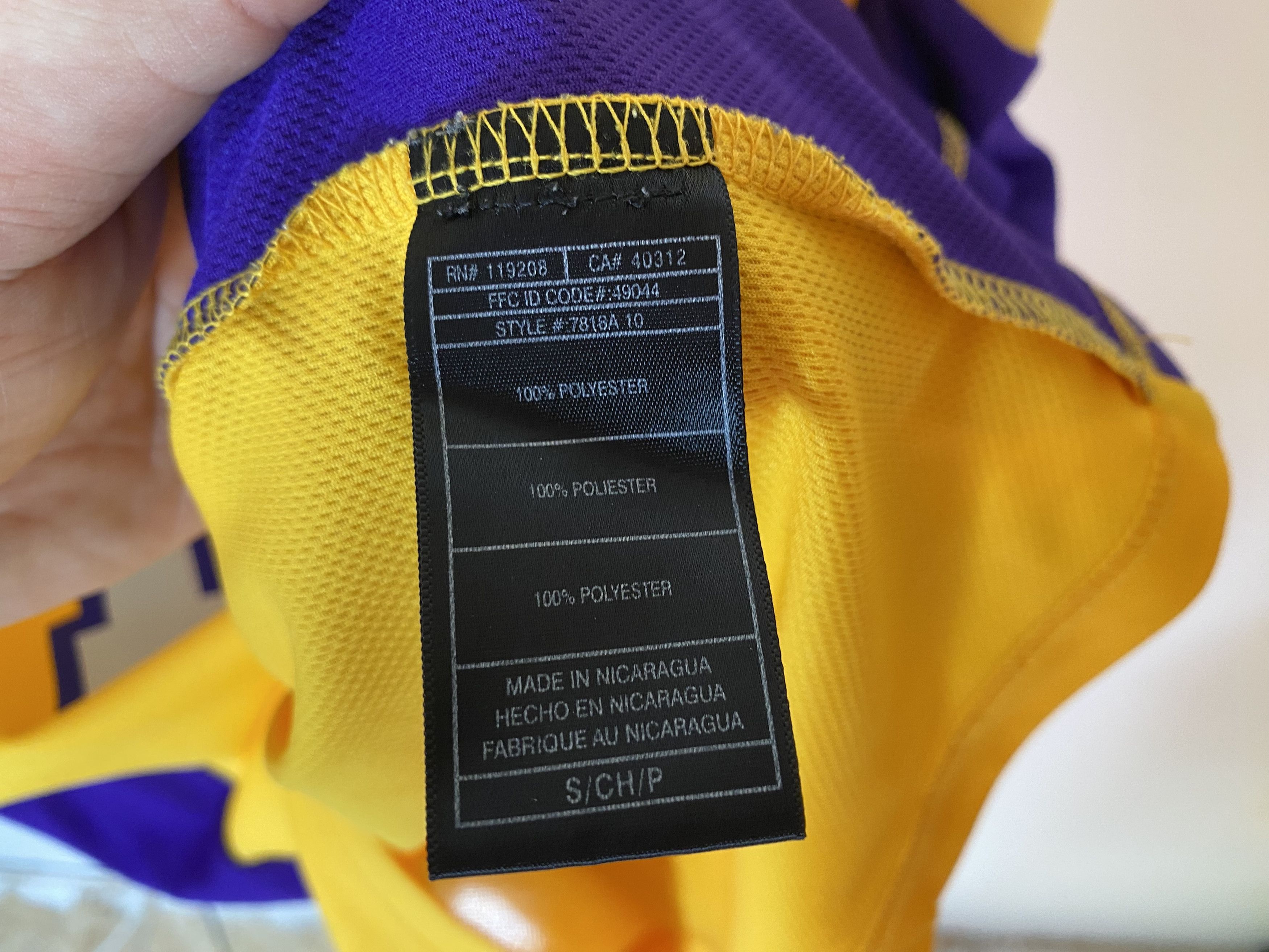 Adidas #12 LOS ANGELES LAKERS 2012 HOME BASKETBALL NBA JERSEY SHIRT Size US S / EU 44-46 / 1 - 8 Thumbnail