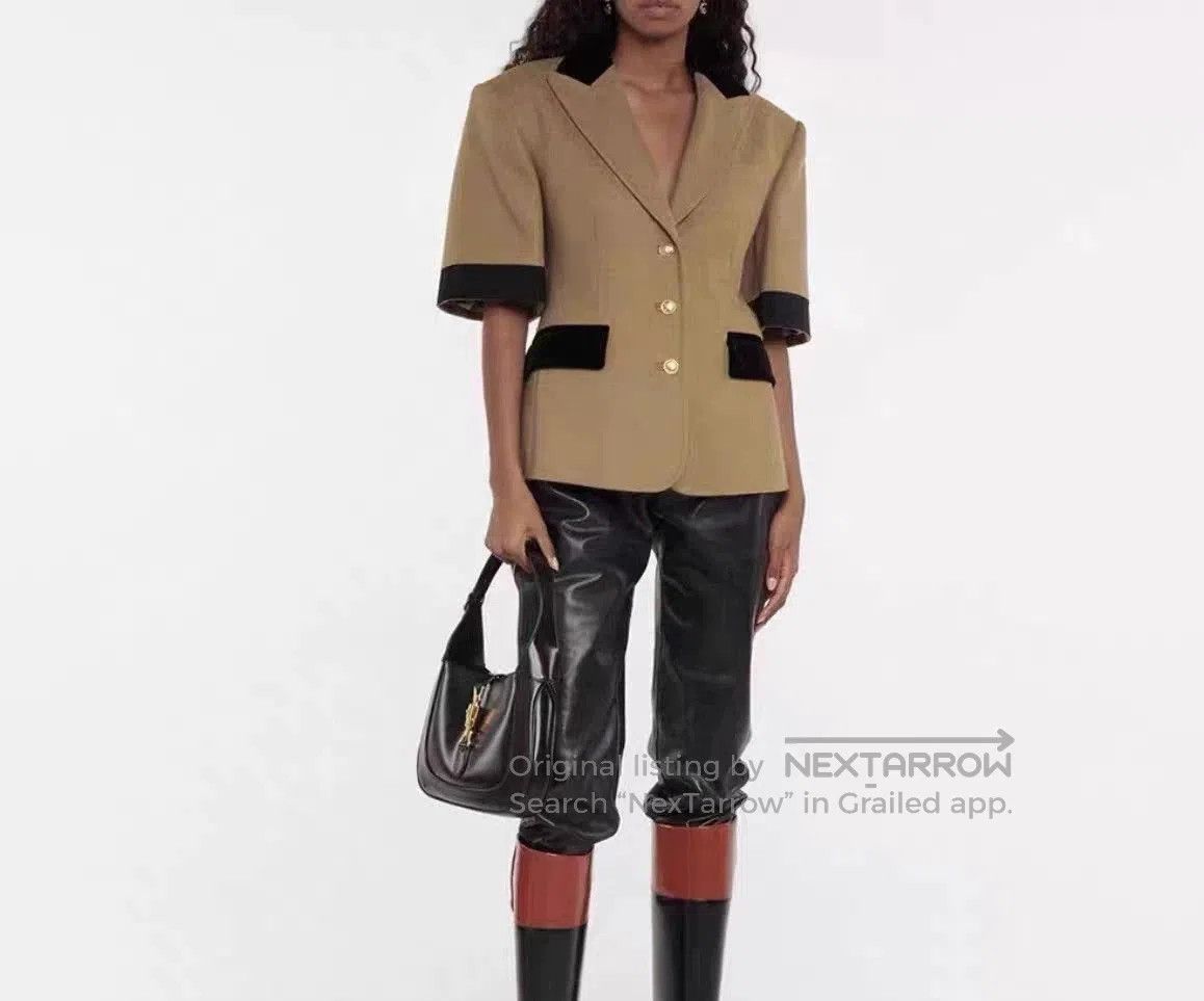 Gucci Gucci Women's Wool Short Sleeve Blazer. Size M / US 6-8 / IT 42-44 - 7 Thumbnail