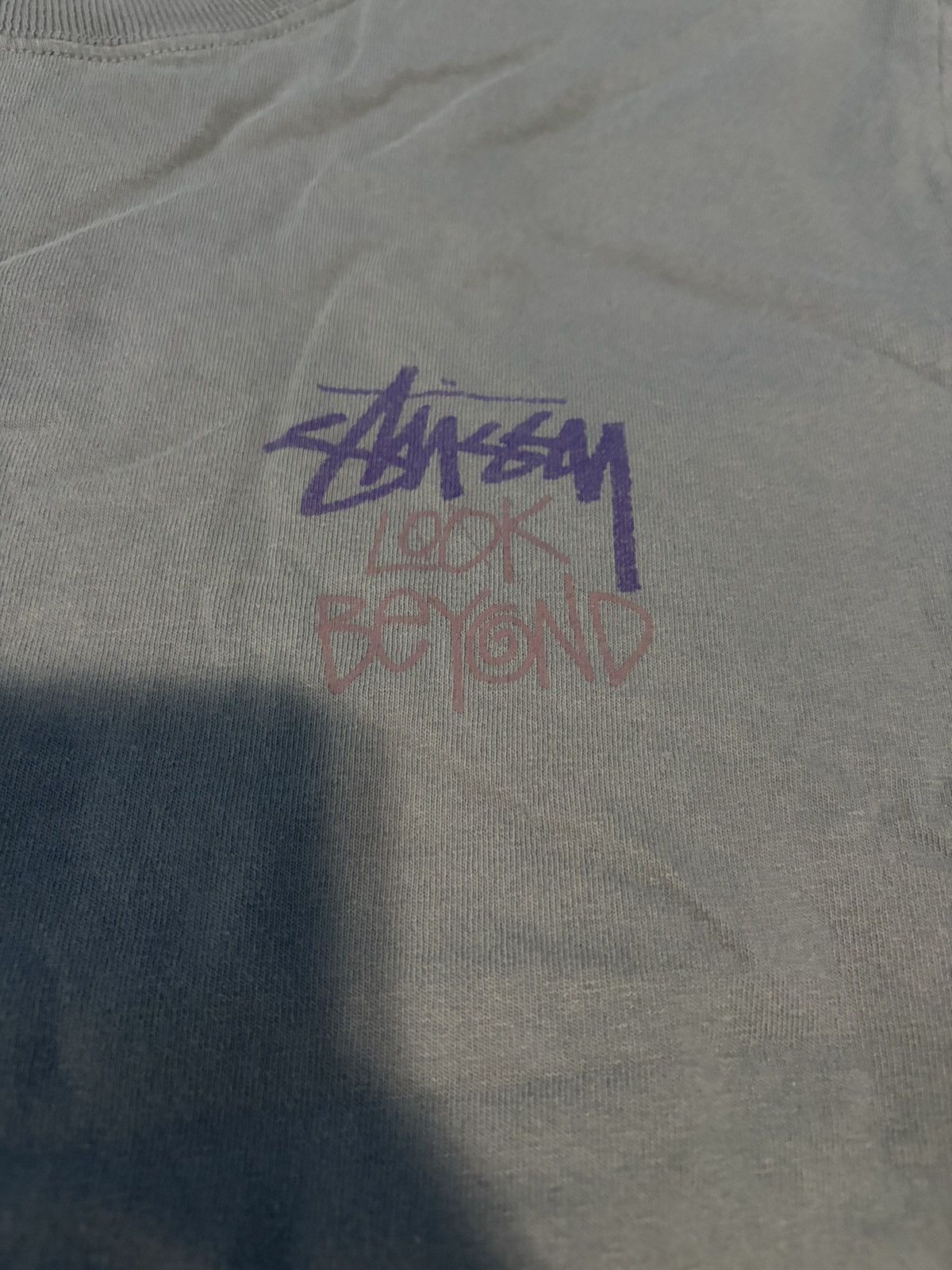 Stussy Stussy Look Beyond Pigment Dyed Tee Blue Size M BRAND NEW Size US M / EU 48-50 / 2 - 2 Thumbnail