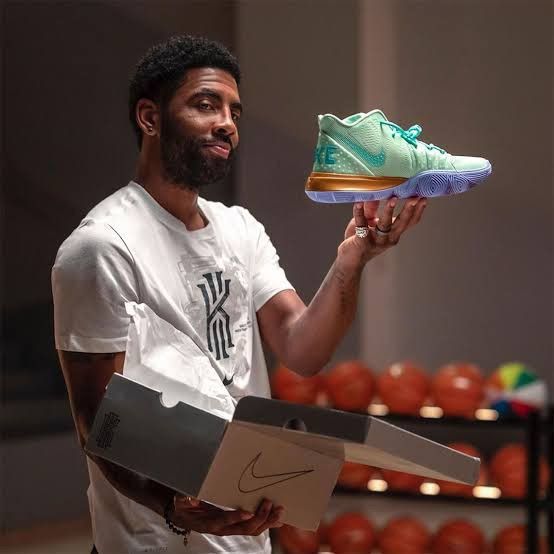 Nickelodeon Nike Kyrie 5 x SpongeBob SquarePants 'Squidward' Size US 10 / EU 43 - 25 Thumbnail