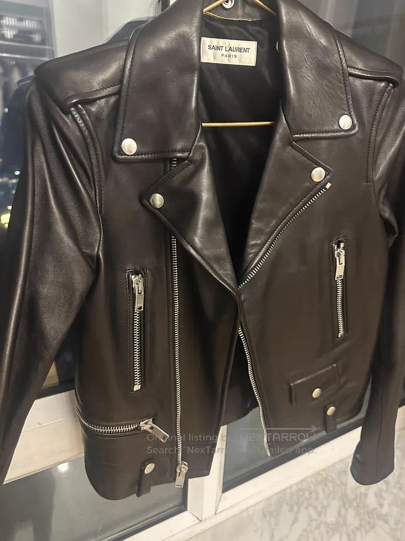 Saint Laurent Paris Saint Laurent Paris Leather Jacket Size XS / US 0-2 / IT 36-38 - 6 Thumbnail