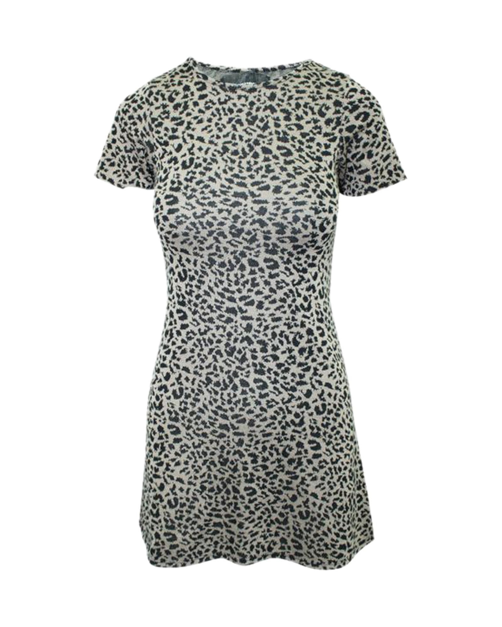 image of Reformation Leopard Print Mini Dress, Women's (Size XS)