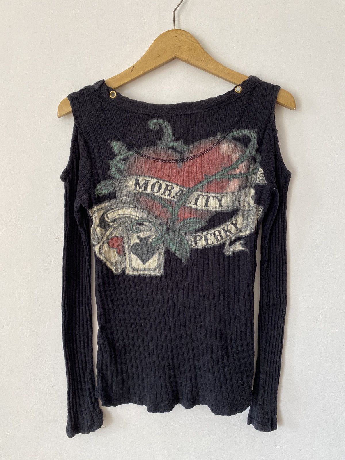 Beauty Beast × Hysteric Glamour × Japanese Brand Japan Y2K DIG DEEP Punk Skull Knit Style Size L / US 10 / IT 46 - 1 Thumbnail