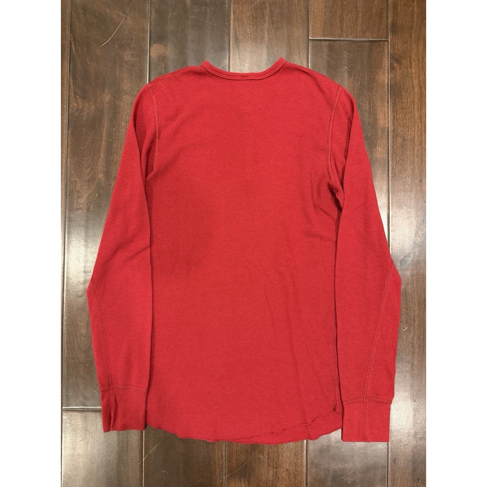 American Apparel American Apparel Henley Dexter Men Size XL Red Thermal Size US M / EU 48-50 / 2 - 4 Thumbnail