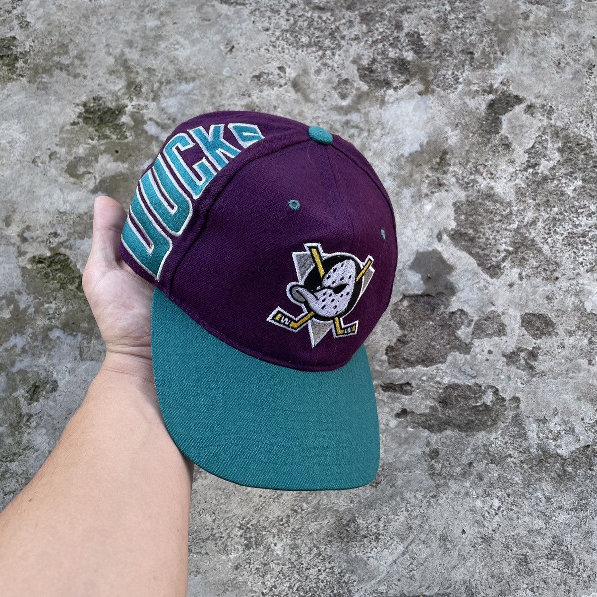 Ccm Rare💥CCM American Needle Mighty Ducks of Anaheim NHL Cap Size ONE SIZE - 1 Thumbnail