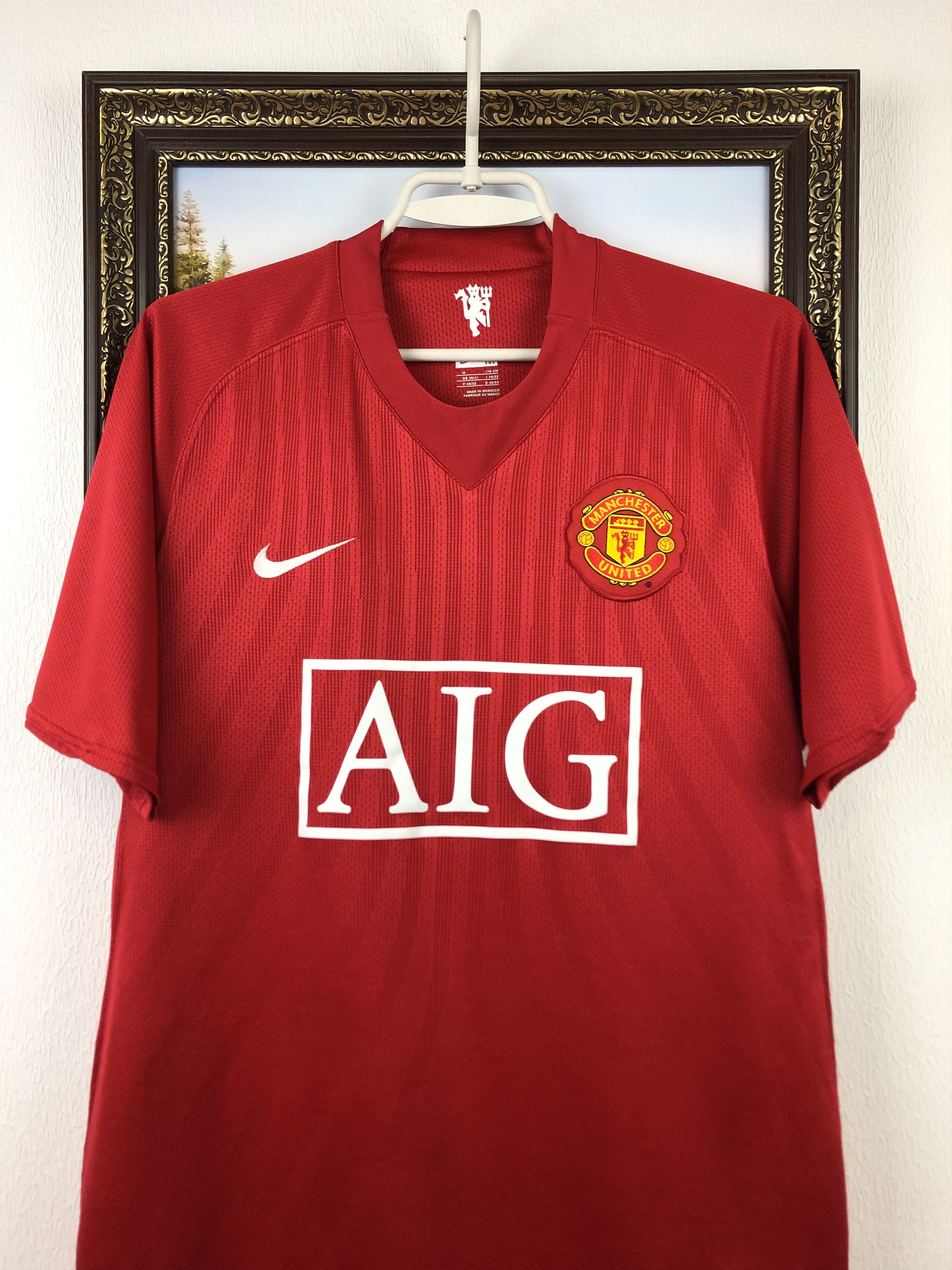 Manchester United football shirt 2007 #10 Rooney Nike Jersey