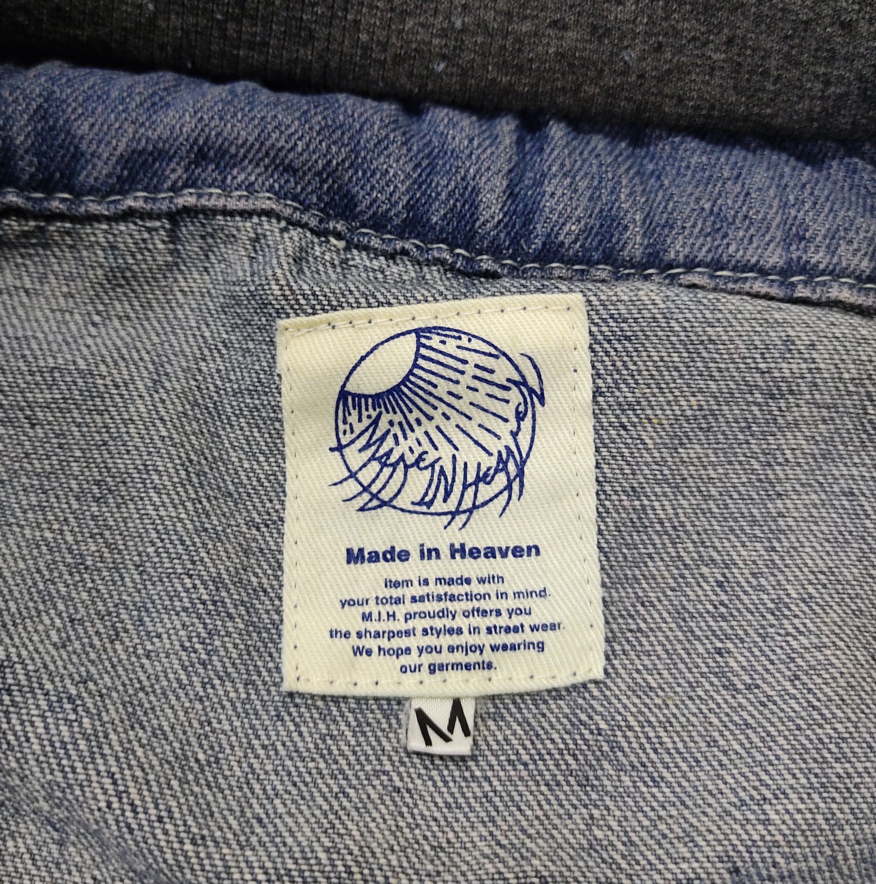 Japan Blue Made In Heaven Faded Distressed Denim Jacket Size US S / EU 44-46 / 1 - 8 Thumbnail