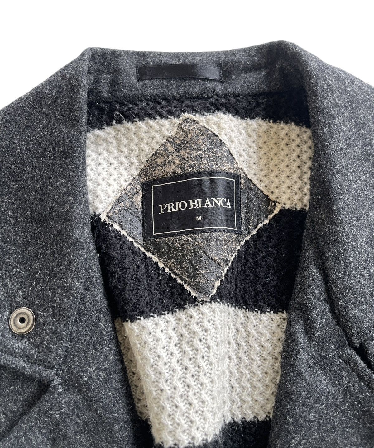 Japanese Brand Vintage Prio Blanca Wool Blouson Jacket Size US M / EU 48-50 / 2 - 18 Thumbnail