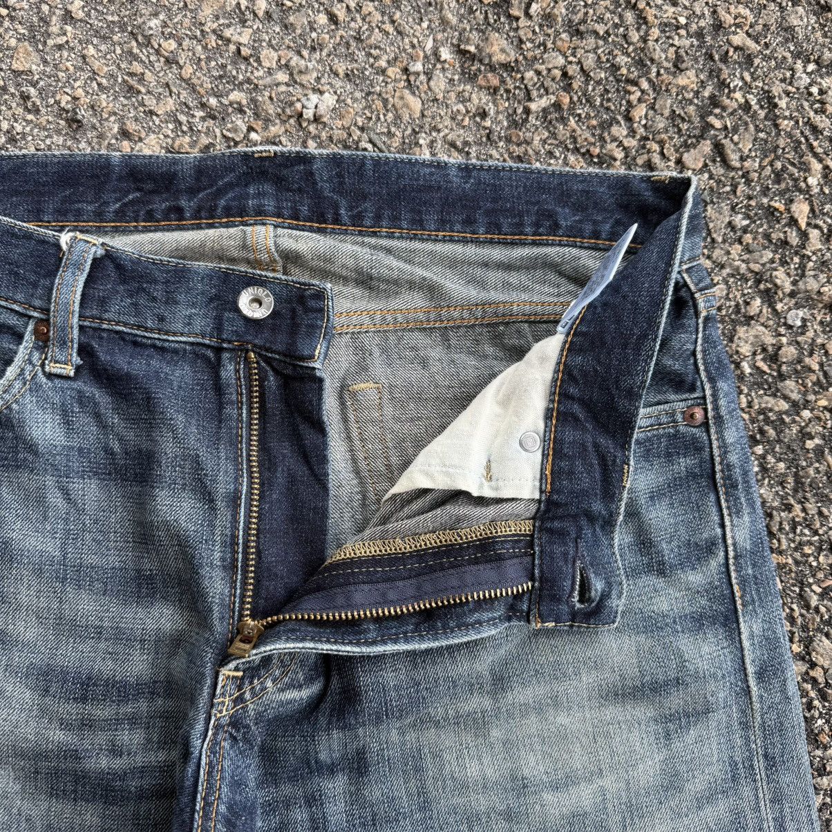 Japanese Brand VINTAGE JAPANESE STRAIGHT FADED JEAN DENIM PANTS Size US 35 - 7 Thumbnail