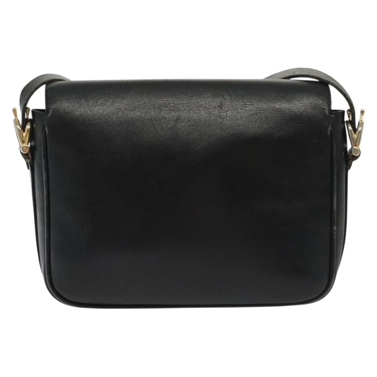 Celine CELINE Shoulder Bag Leather Navy Gold Size ONE SIZE - 3 Thumbnail