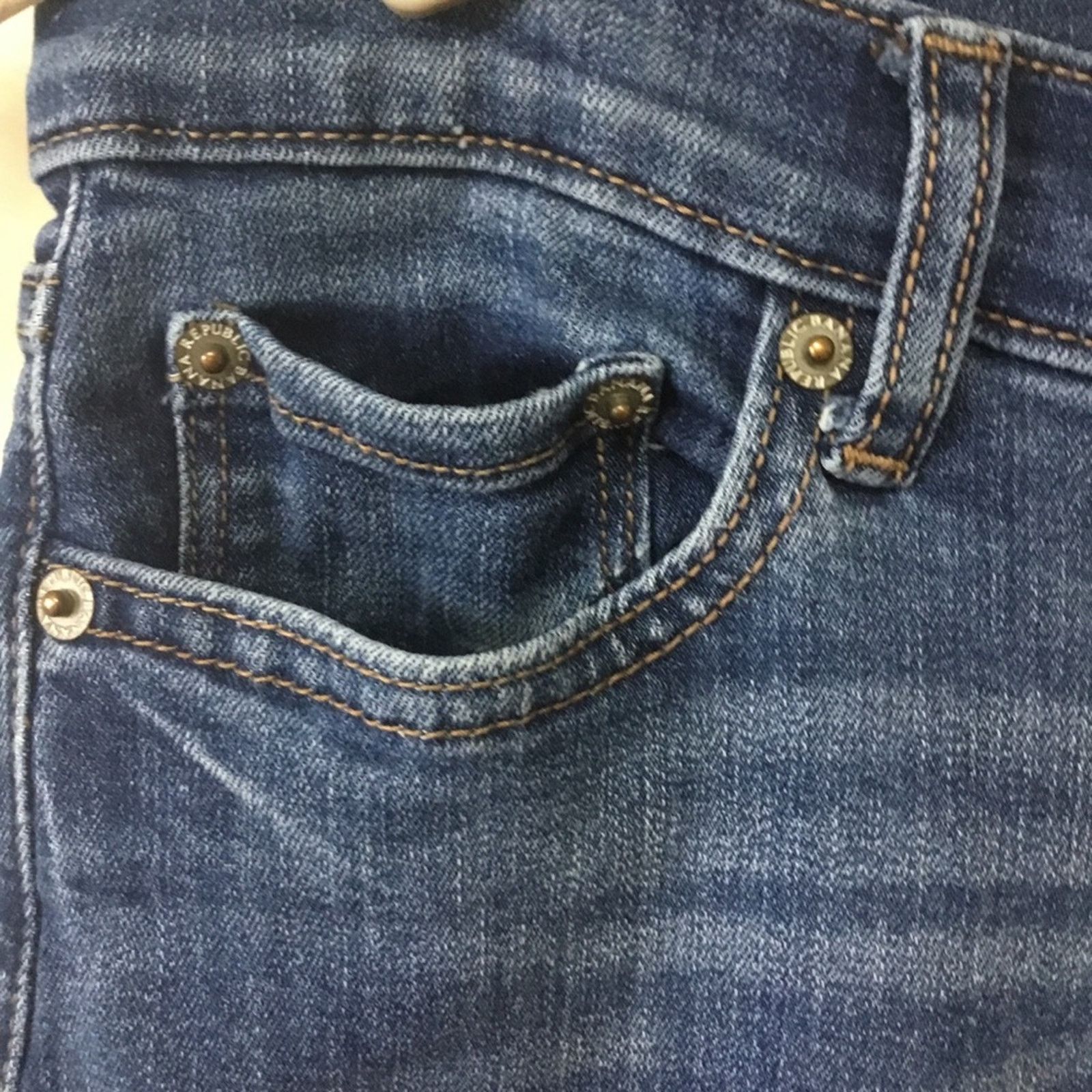 Banana Republic Banana Republic Blue Skinny Fit Jeans Size 27" / US 4 / IT 40 - 4 Thumbnail