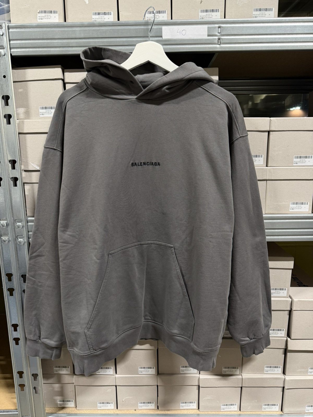 Balenciaga Balenciaga Logo Embroidery Hoodie NEW 1200$ Size US S / EU 44-46 / 1 - 1 Thumbnail