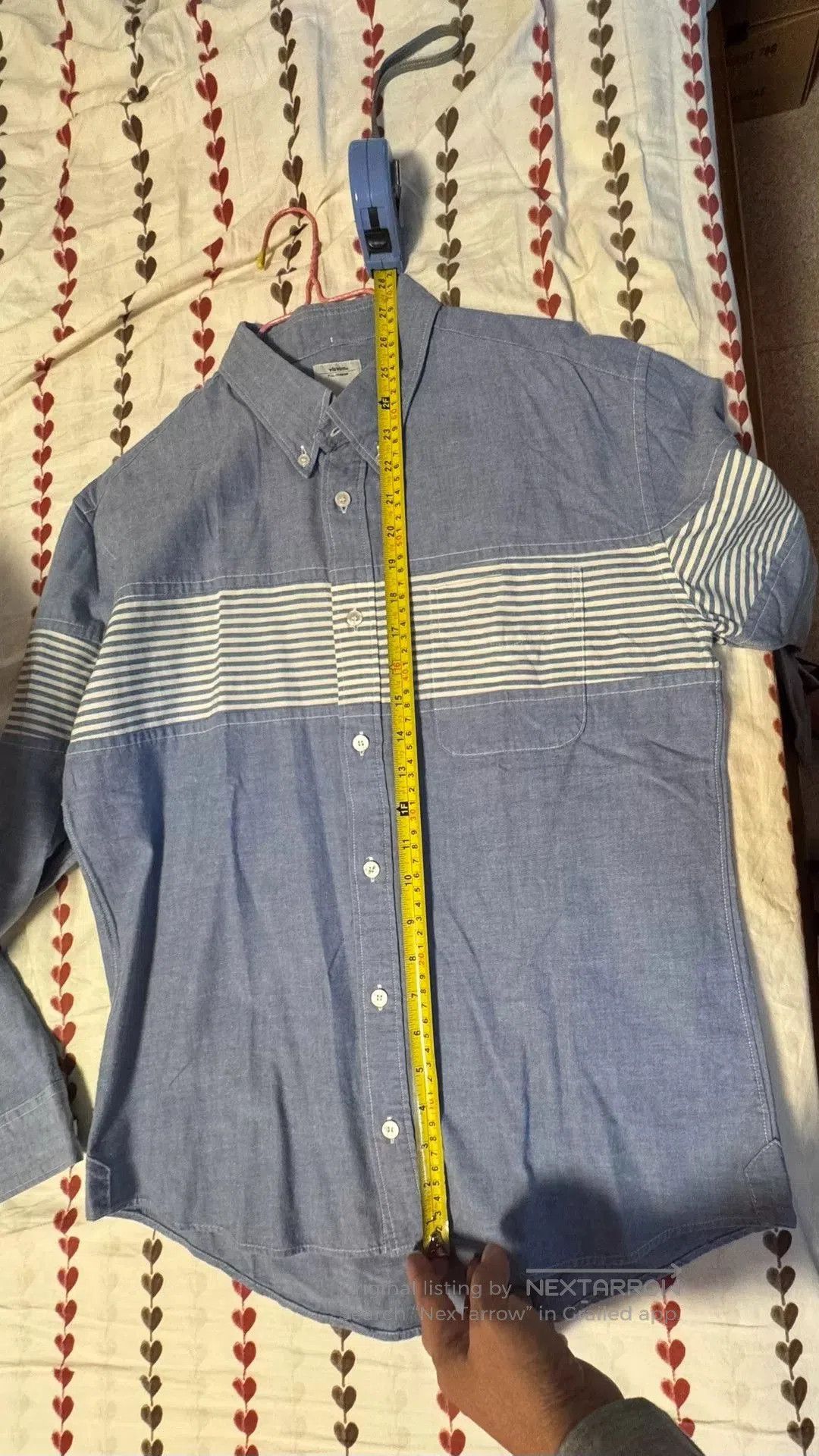 Visvim Visvim Blue Striped Movie Shirt. Size US M / EU 48-50 / 2 - 7 Thumbnail