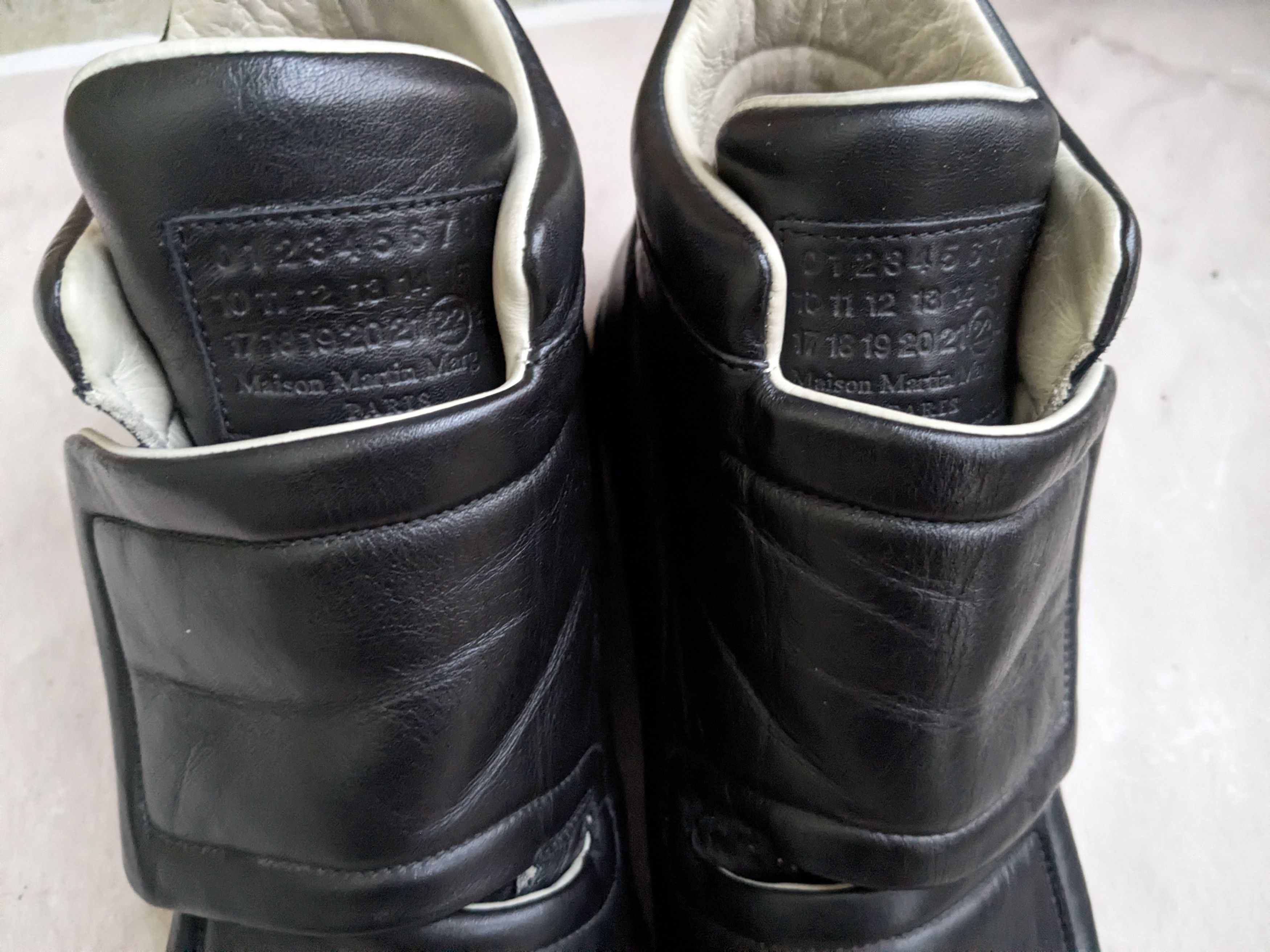 Maison Margiela Maison Margiela Clinic Black 13 46 High Tops Leather Size US 13 / EU 46 - 2 Thumbnail
