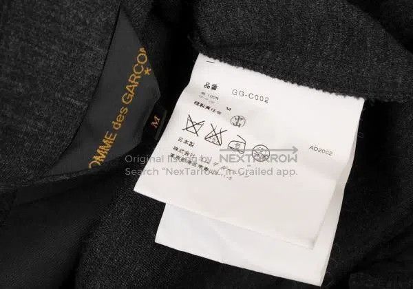 Comme des Garcons Comme des Garcons Dark gray vintage inclined placket desig Size M / US 6-8 / IT 42-44 - 9 Thumbnail
