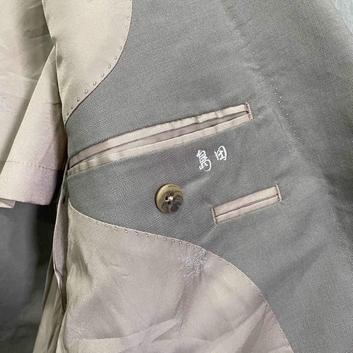 Burberry Vintage Burberrys Wool & Mohair Blazer Grey BE4 (US 38S) Size 38S - 9 Thumbnail