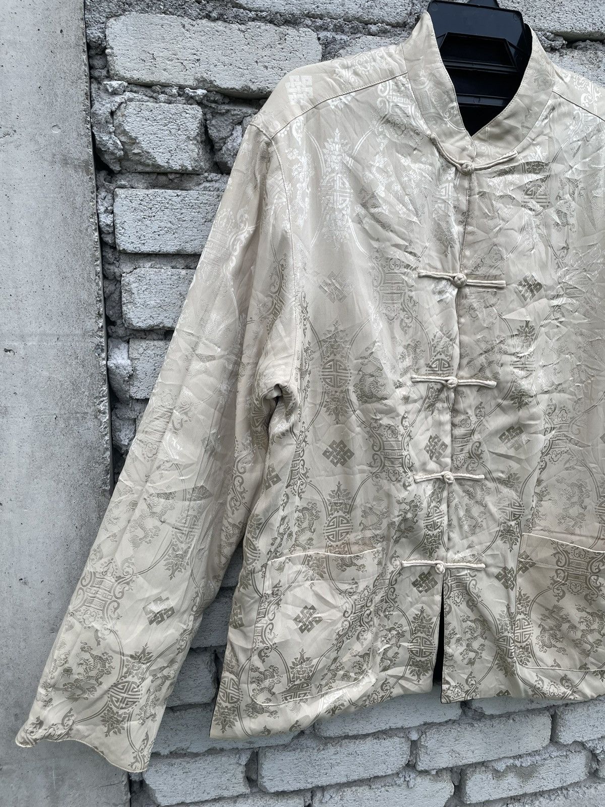 Japanese Brand Dragon All Over Kung fu Light Puffer Reversible Size US M / EU 48-50 / 2 - 2 Thumbnail