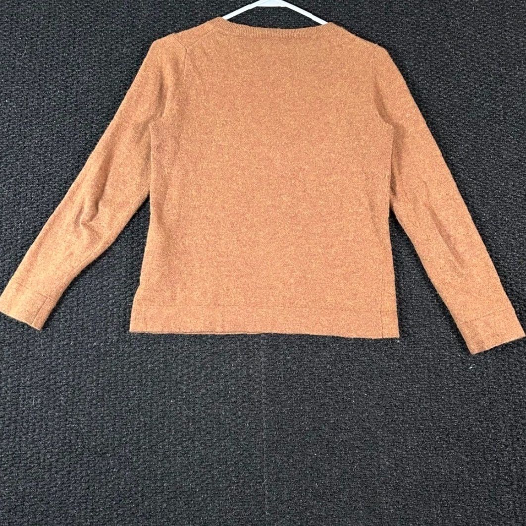 J.Crew VINTAGE? JCrew Teddie Sweater Womens XS Brown Cotton Wool Blend Crewneck Pullover M833 Size XS / US 0-2 / IT 36-38 - 3 Thumbnail