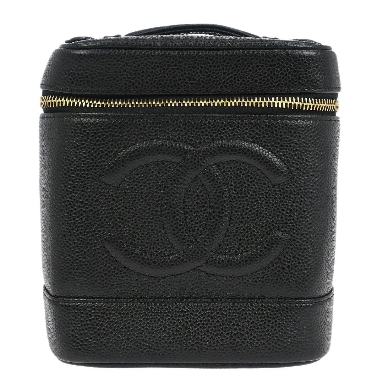 Chanel Chanel Vintage Timeless Cosmetic Case Caviar Size ONE SIZE - 1 Thumbnail