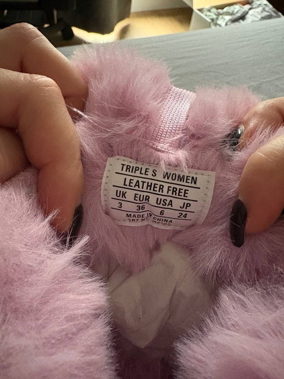 Balenciaga Balenciaga Triple S Fake Fur Pink Size US 6 / IT 36 - 6 Thumbnail