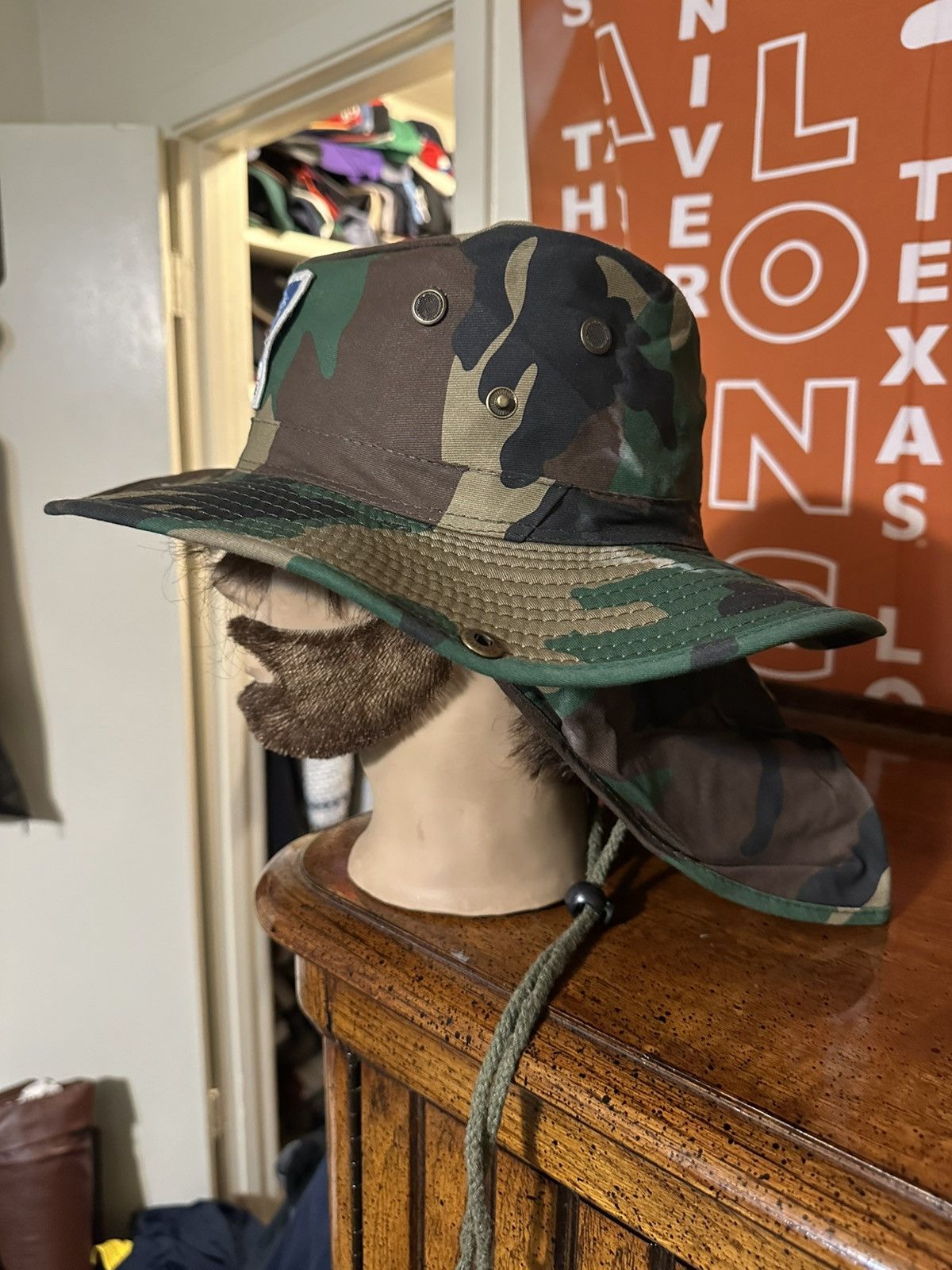 Anti Social Social Club × Vintage Vintage Usps mailman “camouflage” bucket hat 90s Size ONE SIZE - 4 Thumbnail