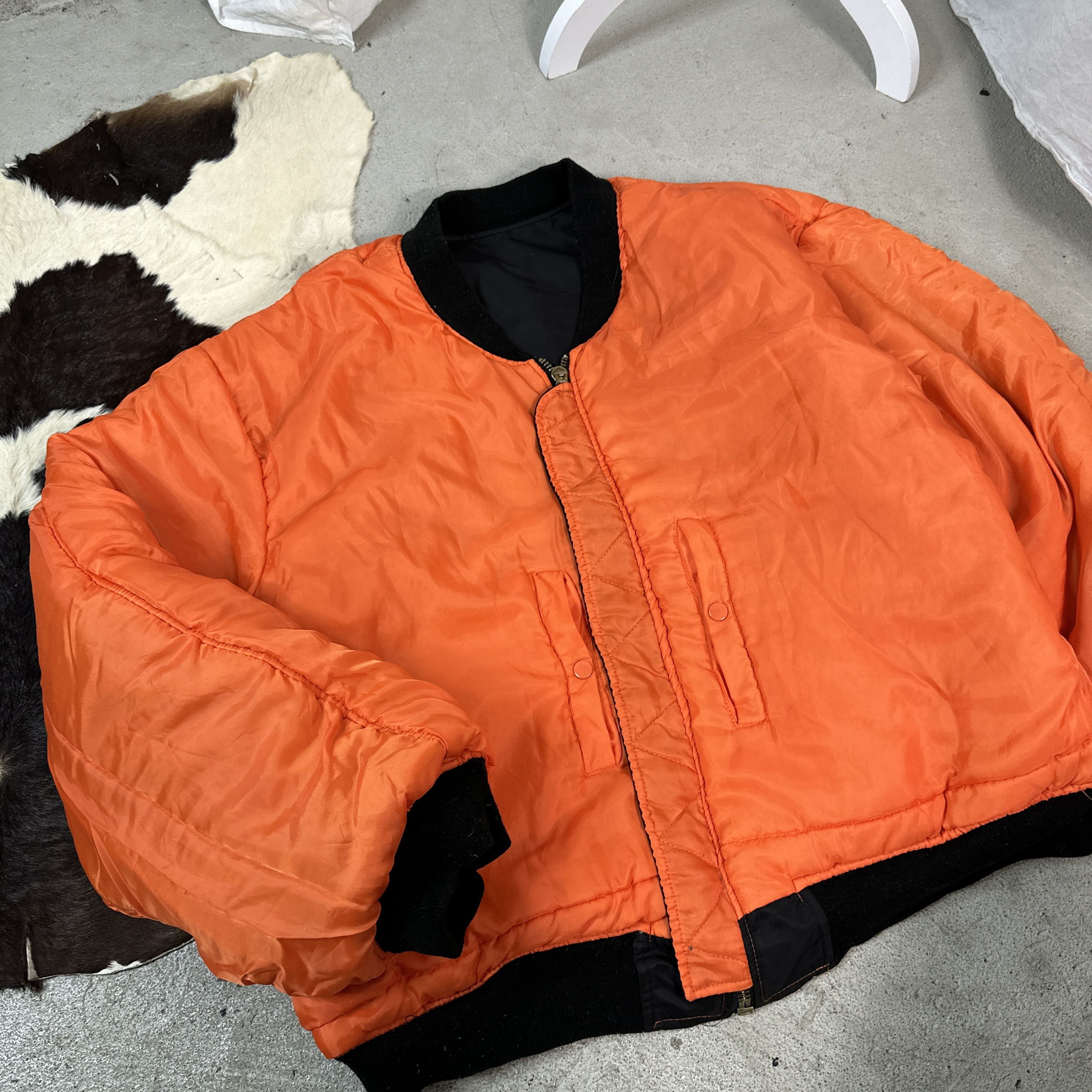 Vintage Vintage MA-1 Bomber Jacket Size US XL / EU 56 / 4 - 6 Thumbnail