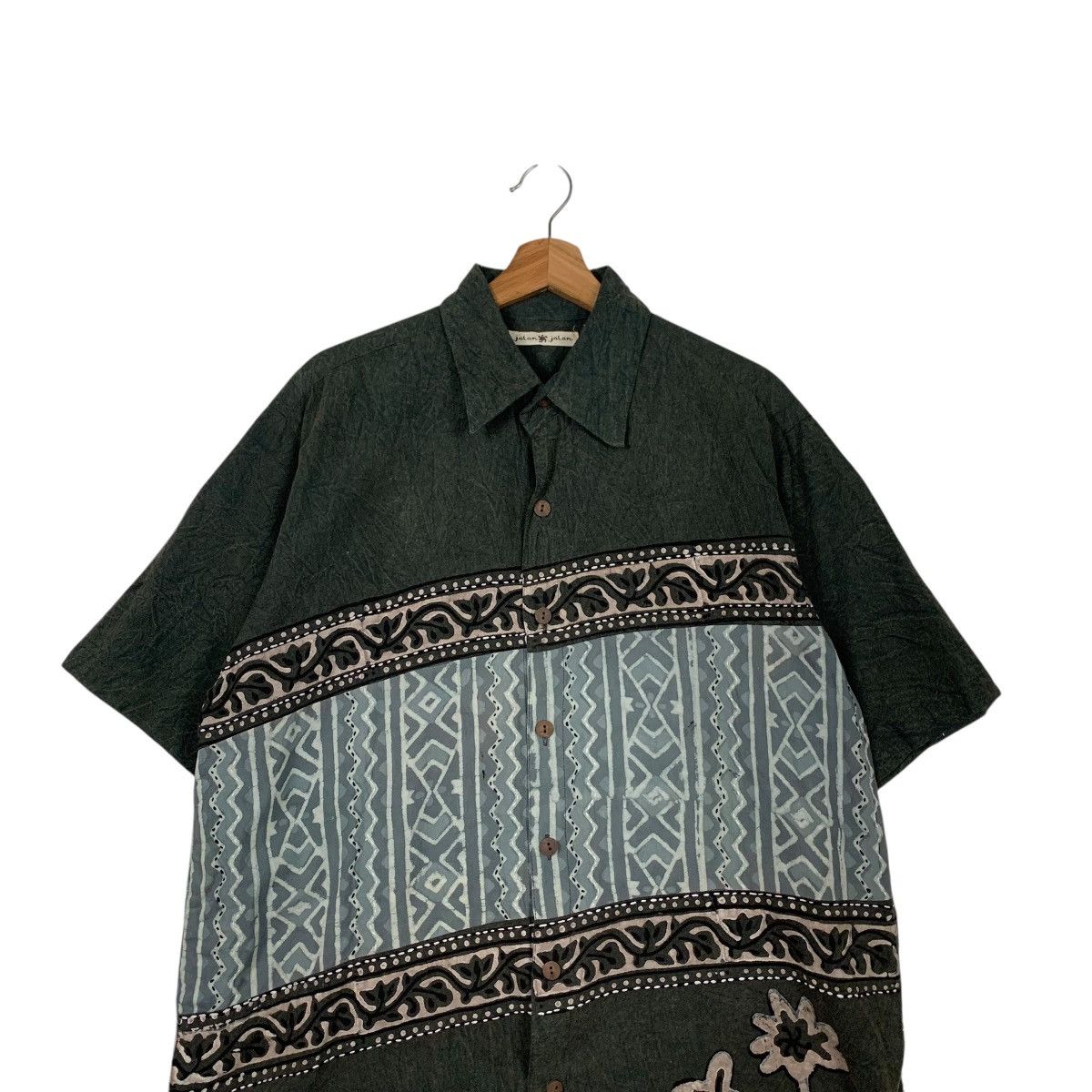 Japanese Brand JALAN JALAN Casual Formal Button Shirts #2087-C91 Size US XL / EU 56 / 4 - 2 Thumbnail