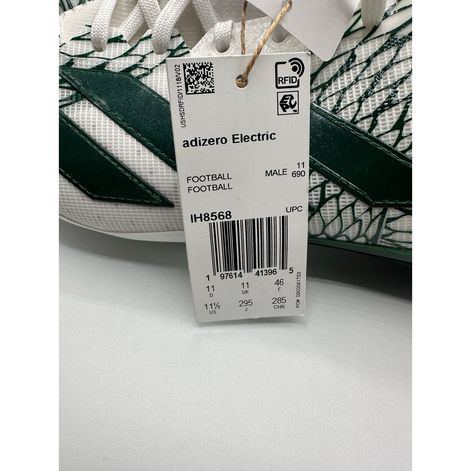 Adidas Adidas Electric.2 “Green White” size 11.5 men’s Size US 11.5 / EU 44-45 - 7 Thumbnail