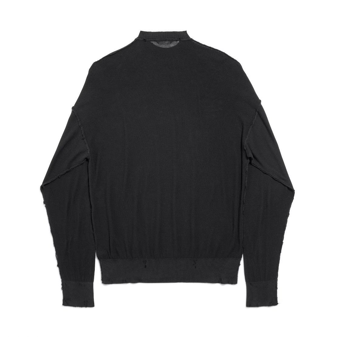 Balenciaga o1tr1nto0526 Oversized Sweater in Black Size US XL / EU 56 / 4 - 2 Thumbnail