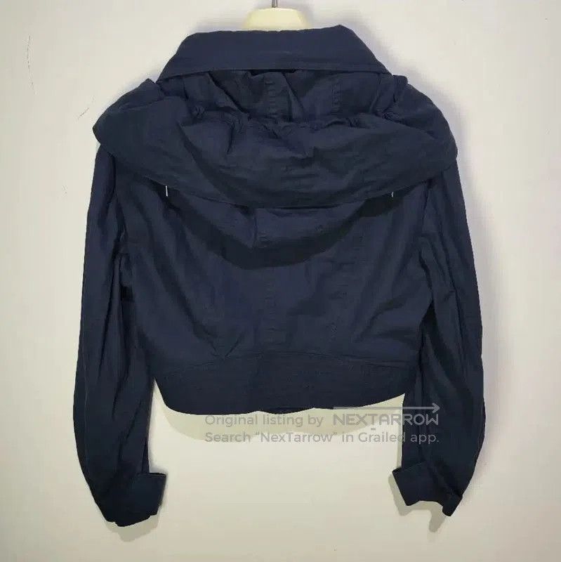 Burberry Burberry Women's S Navy Blue Cotton Jacket. Size S / US 4 / IT 40 - 2 Thumbnail