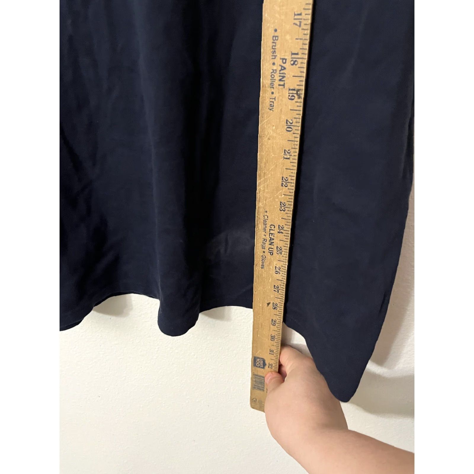 Calvin Klein Calvin Klein Liquid Touch Polo Shirt Solid Short Sleeve 2XL Navy Blue Men's Size US XXL / EU 58 / 5 - 4 Thumbnail