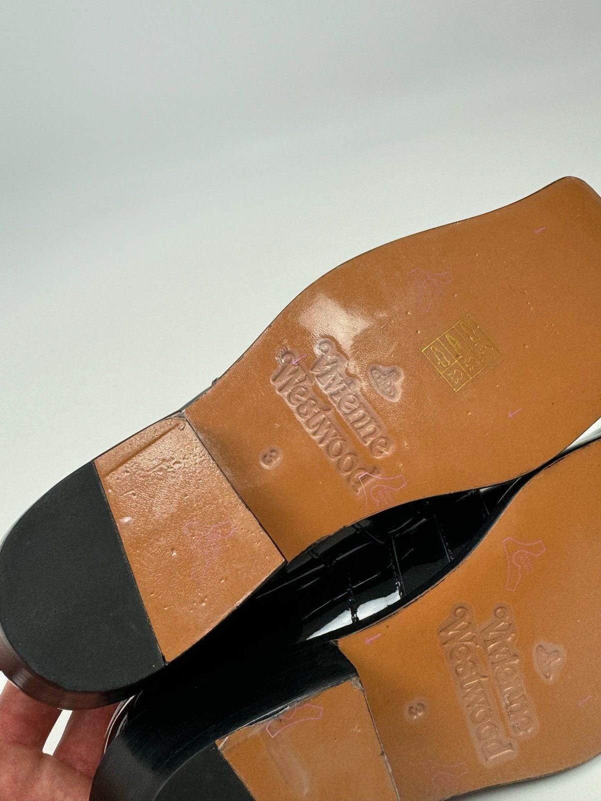 Vivienne Westwood Vintage Vivienne Westwood Patent Black Hammerhead Shoes Size US 5.5 / IT 35.5 - 9 Thumbnail