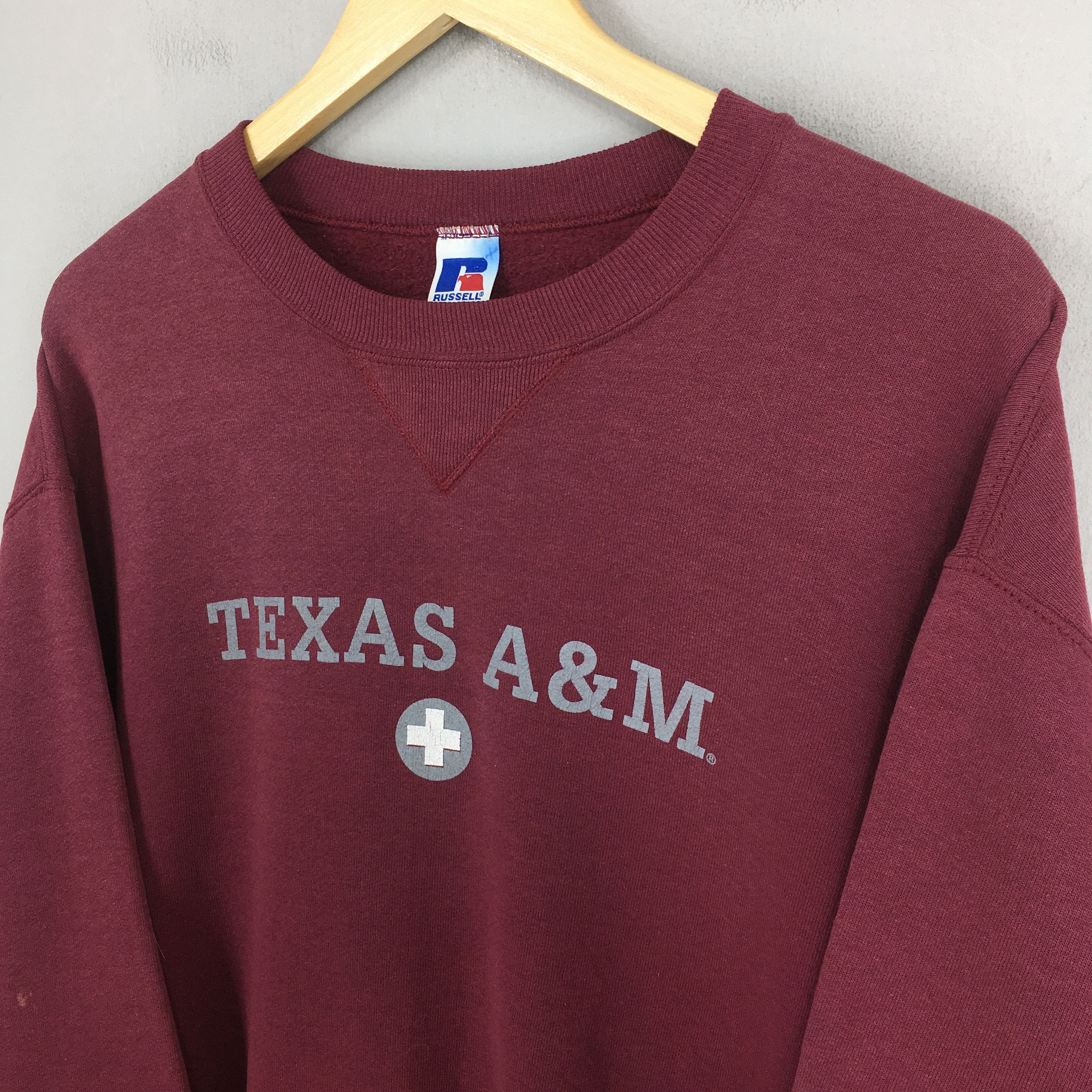NCAA × Russell Athletic × Vintage Vintage Texas A&M University Sweatshirt Medium Size US M / EU 48-50 / 2 - 3 Thumbnail