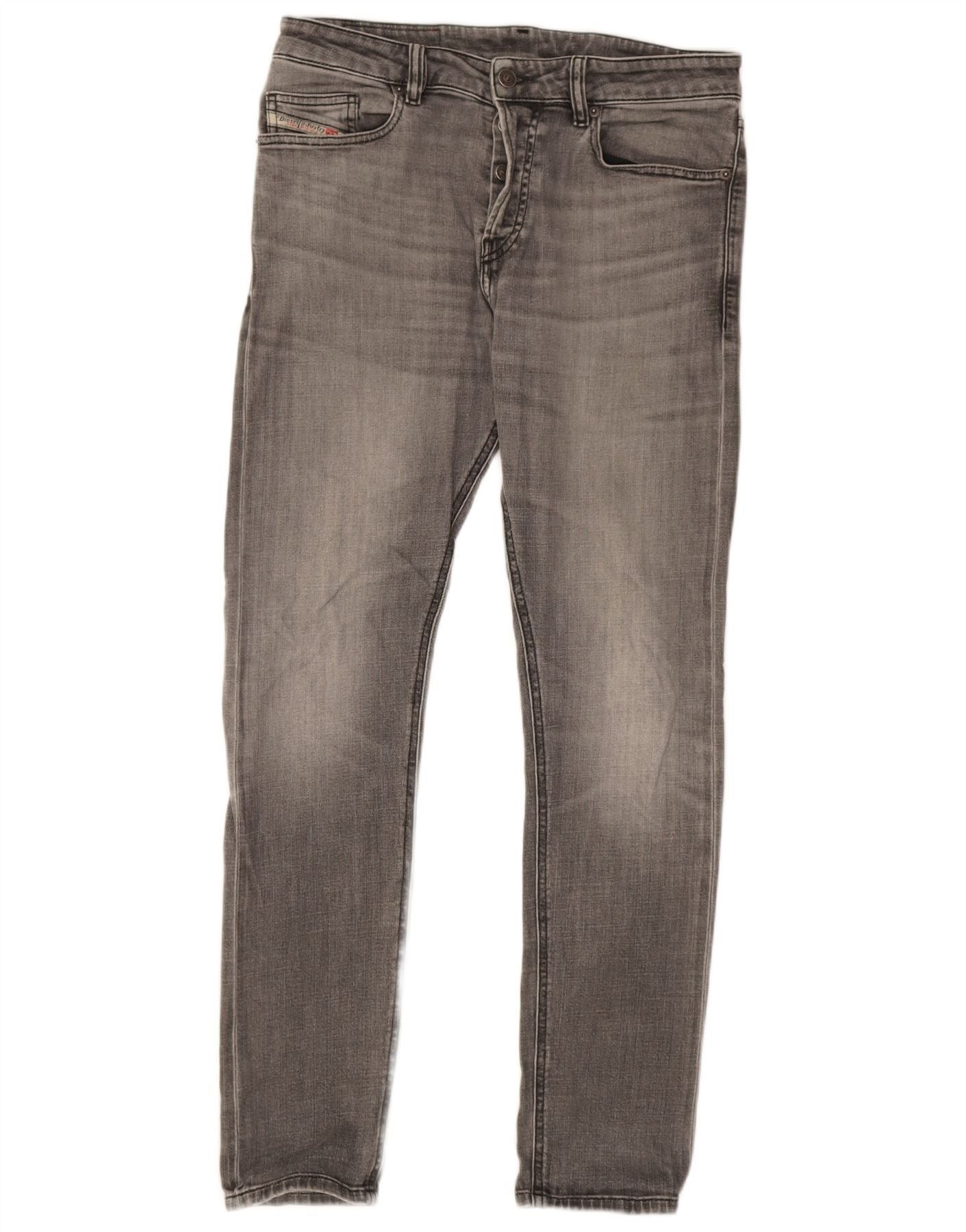 Diesel Mens Slim Jeans W30 L31 Grey Cotton Size US 30 / EU 46 - 1 Thumbnail