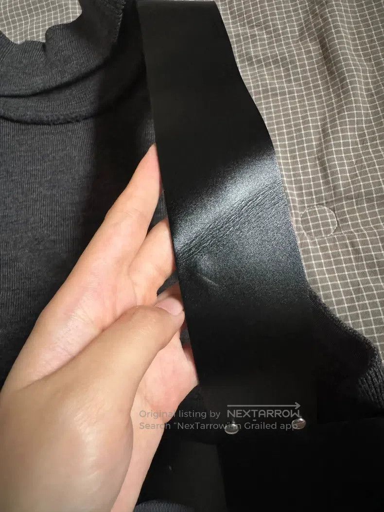 Comme des Garcons Comme Des Garcons Grey Sleeveless Backless Knit Belted Ves Size M / US 6-8 / IT 42-44 - 3 Thumbnail