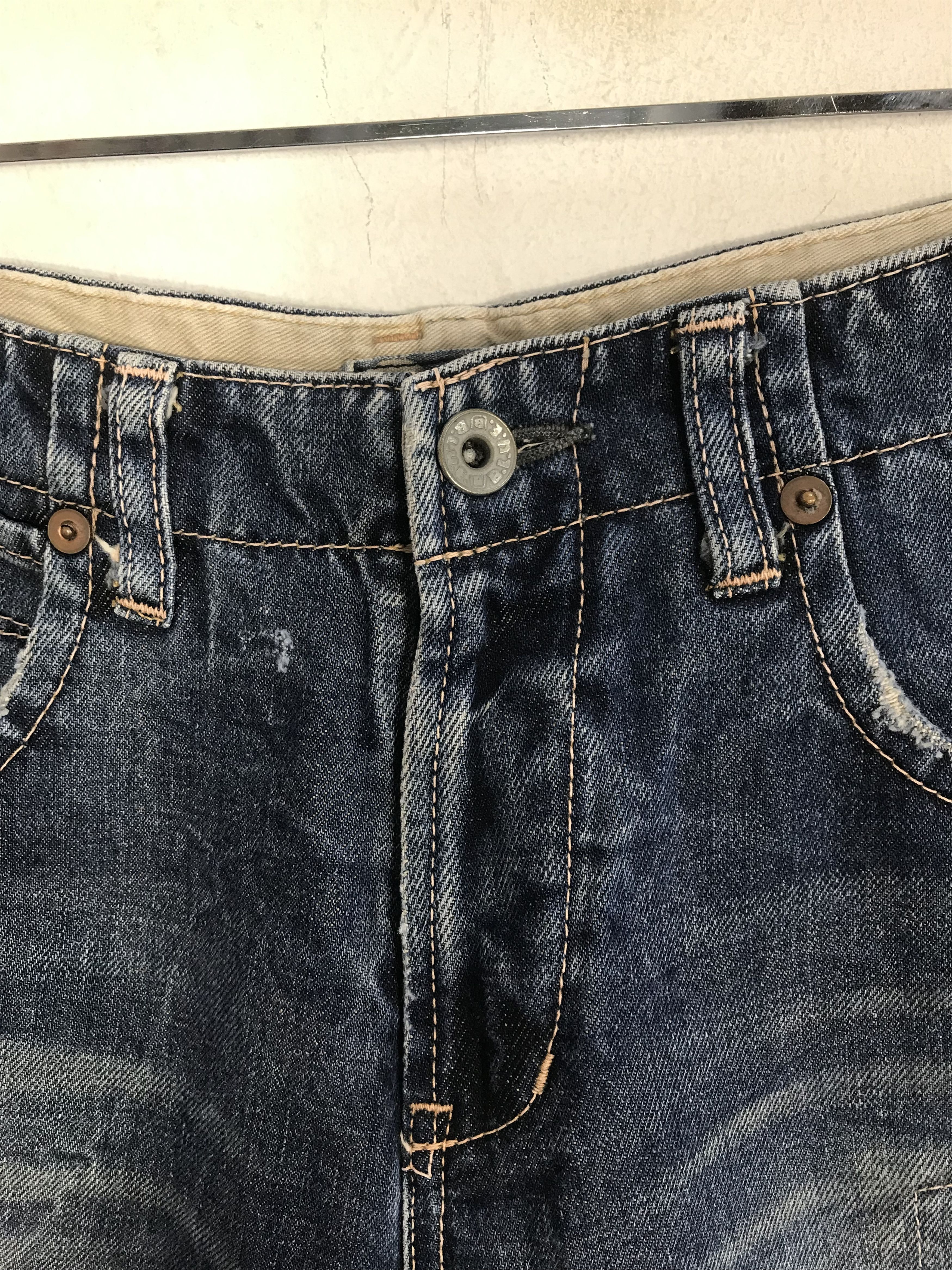 Blue Blue Japan Vintage Blue Blue Japan Denim Jeans Indigo Pant Straight Cut Size US 30 / EU 46 - 7 Thumbnail