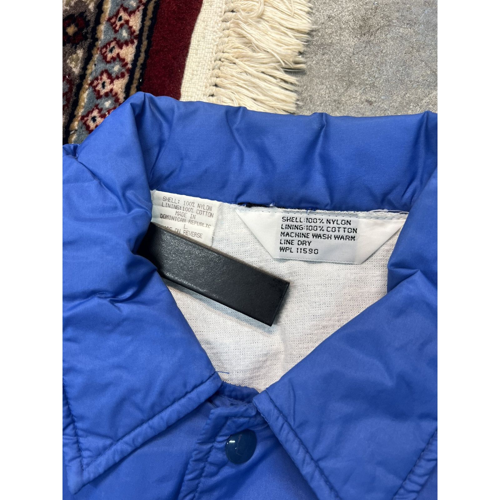 Vintage Shimano Fishing Jacket Coat Blue L Tackle Vintage 1980s Rare Size US L / EU 52-54 / 3 - 6 Thumbnail