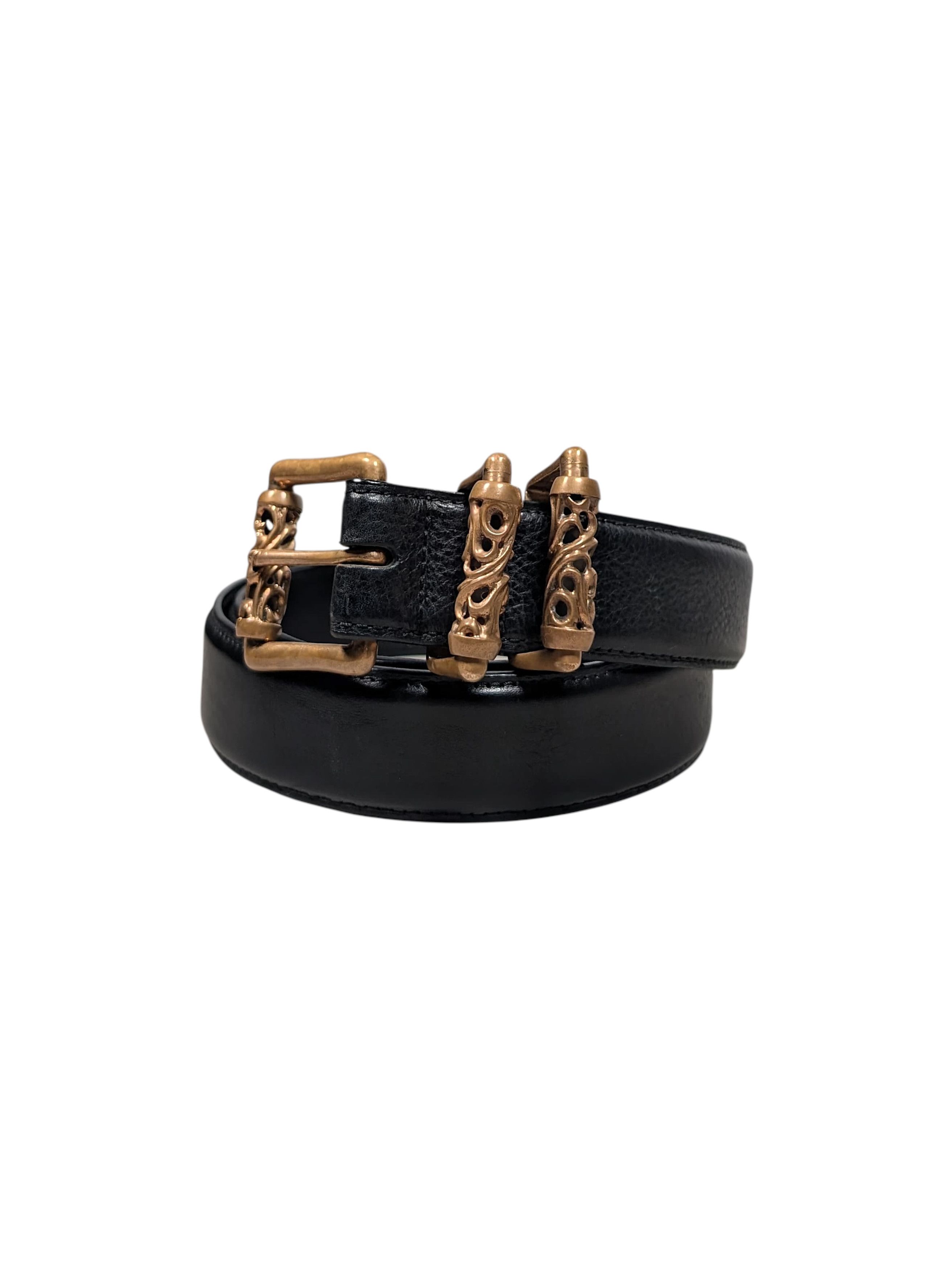 Chrome Hearts CH Roller Belt Bronze Chrome Hearts Bronze Belt Size 36 - 1 Thumbnail