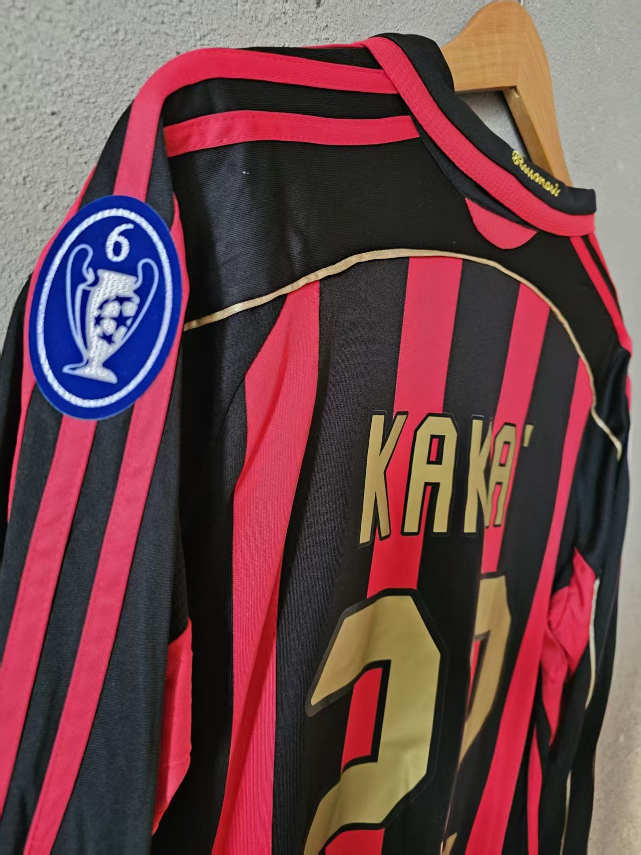 Other 2006 2007 AC Milan 22 Kaka Jersey Longsleeve Home Size US L / EU 52-54 / 3 - 6 Thumbnail