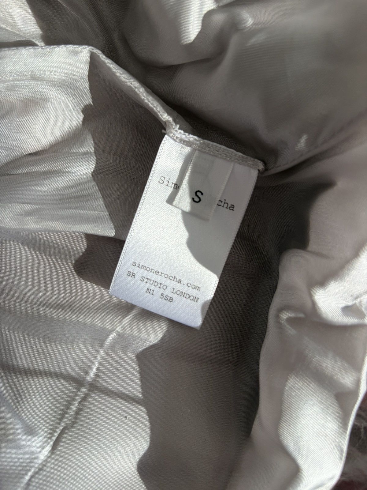 Simone Rocha Simone Rocha SS24 Mens Metallic Leather Biker Jacket Size US S / EU 44-46 / 1 - 5 Thumbnail