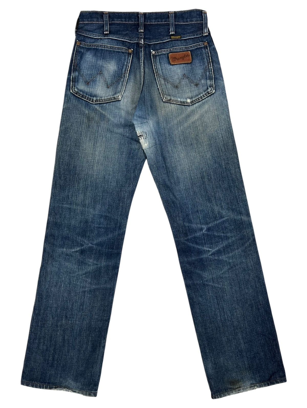 Vintage Vintage Distressed Wrangler Jeans Size US 28 / EU 44 - 2 Thumbnail