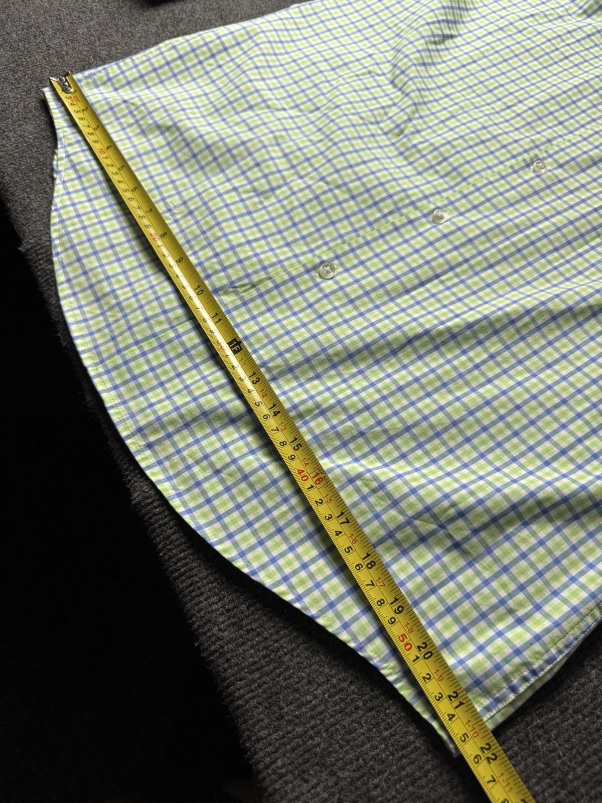 Hugo Boss Luxury 00s Hugo Boss Slim Fit Check Shirt Green Blue Mens L Size US L / EU 52-54 / 3 - 14 Thumbnail