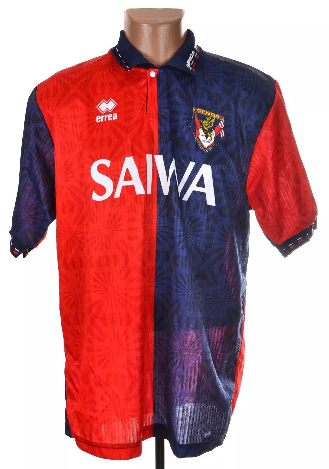 Errea GENOA 1992/1994 FOOTBALL SHIRT JERSEY ERREA SIZE XL ADULT Size US XL / EU 56 / 4 - 1 Thumbnail