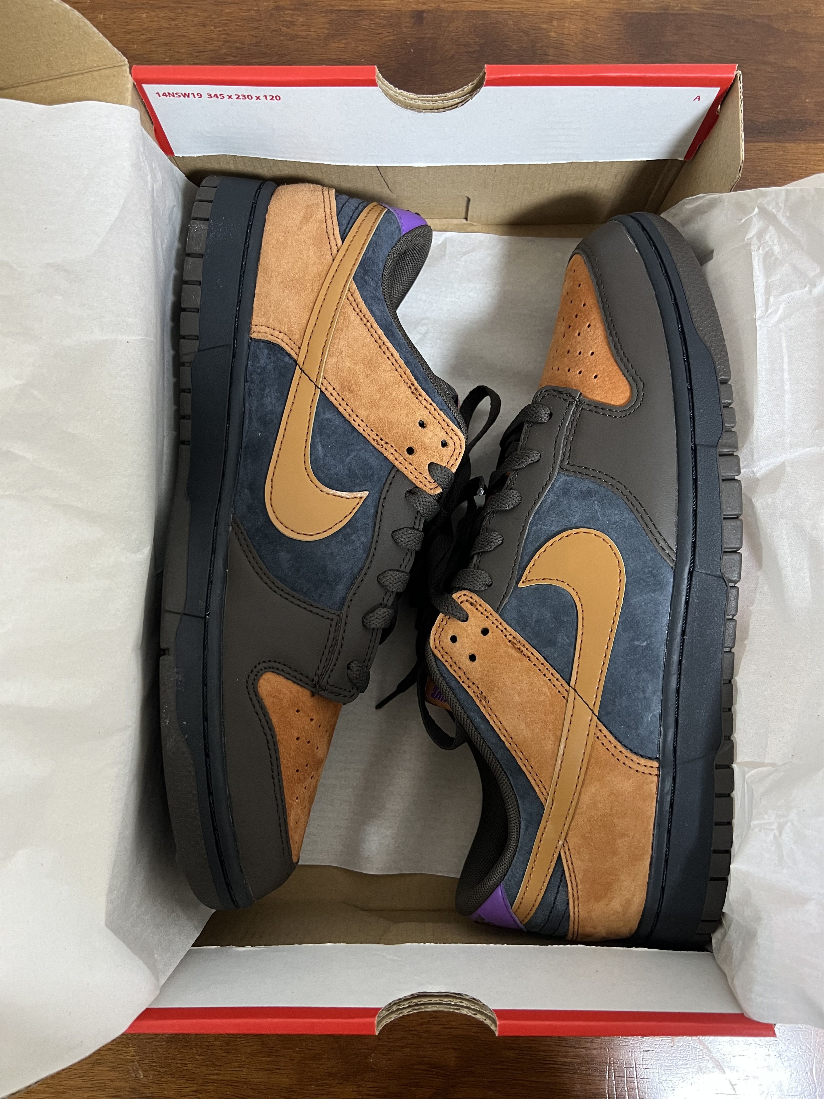 Nike 💚 2022 Nike Dunk Low Retro PRM Off Noir/Cider US 12.5 NEW Size US 12.5 / EU 45-46 - 15 Thumbnail