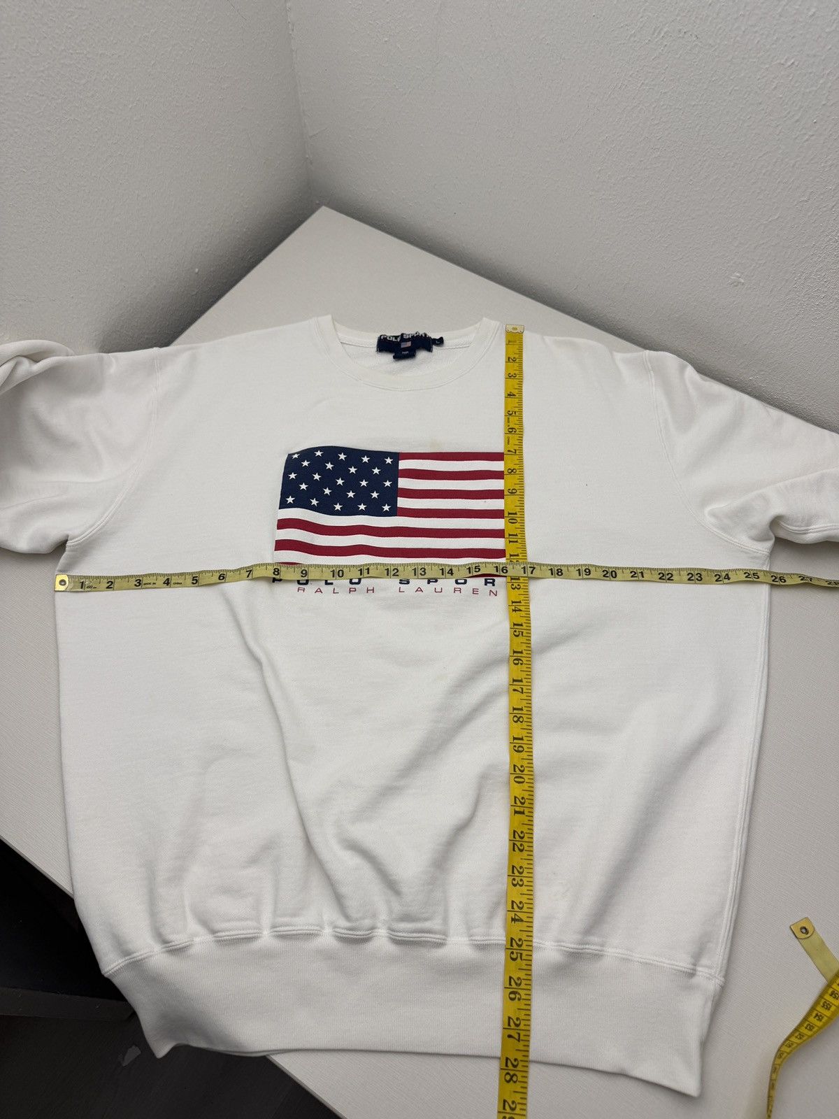 Polo Ralph Lauren Vintage 90s Polo Sport Ralph Lauren Crewneck USA Flag Large Size US L / EU 52-54 / 3 - 5 Thumbnail