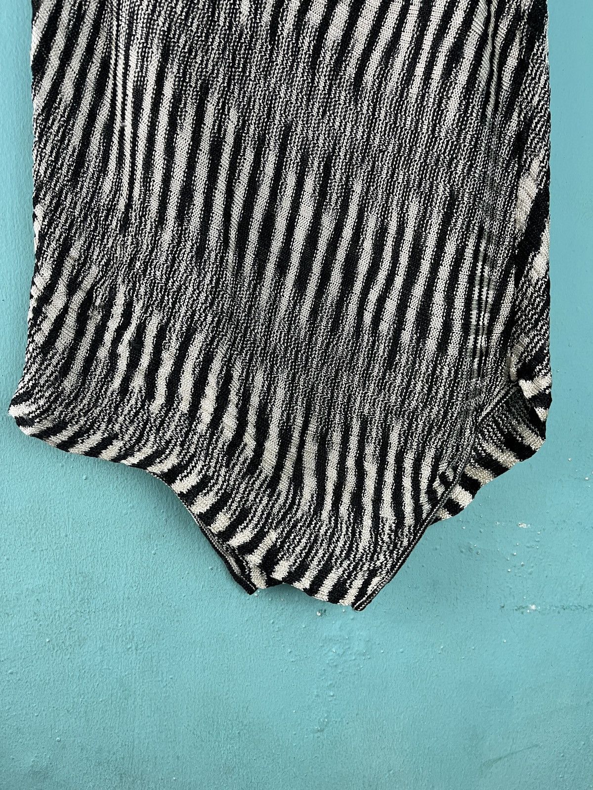 Missoni × Vintage Missoni Knit Black and White Skirt Made in Italy Size 28" / US 6 / IT 42 - 4 Thumbnail