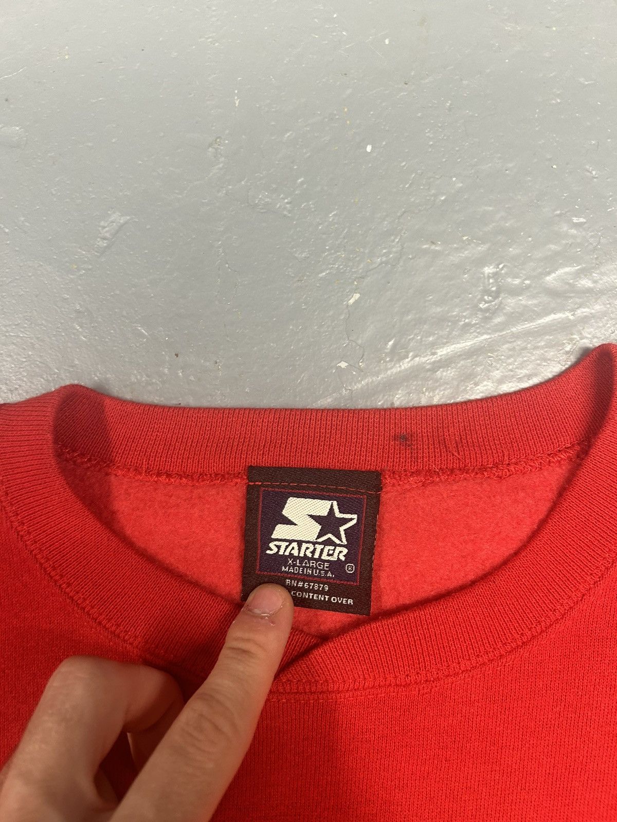 NFL × Starter × Vintage Crazy Vintage 90s Essential Starter NFL Buccaneers Crewneck Size US L / EU 52-54 / 3 - 3 Thumbnail