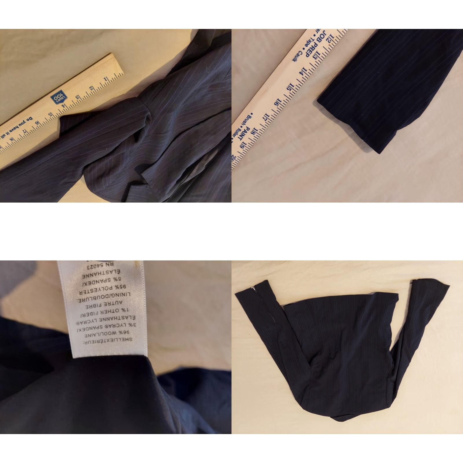 Banana Republic VINTAGE? No. Banana Republic Blazer Wool Jacket Womens 6 Black Size M / US 6-8 / IT 42-44 - 8 Thumbnail