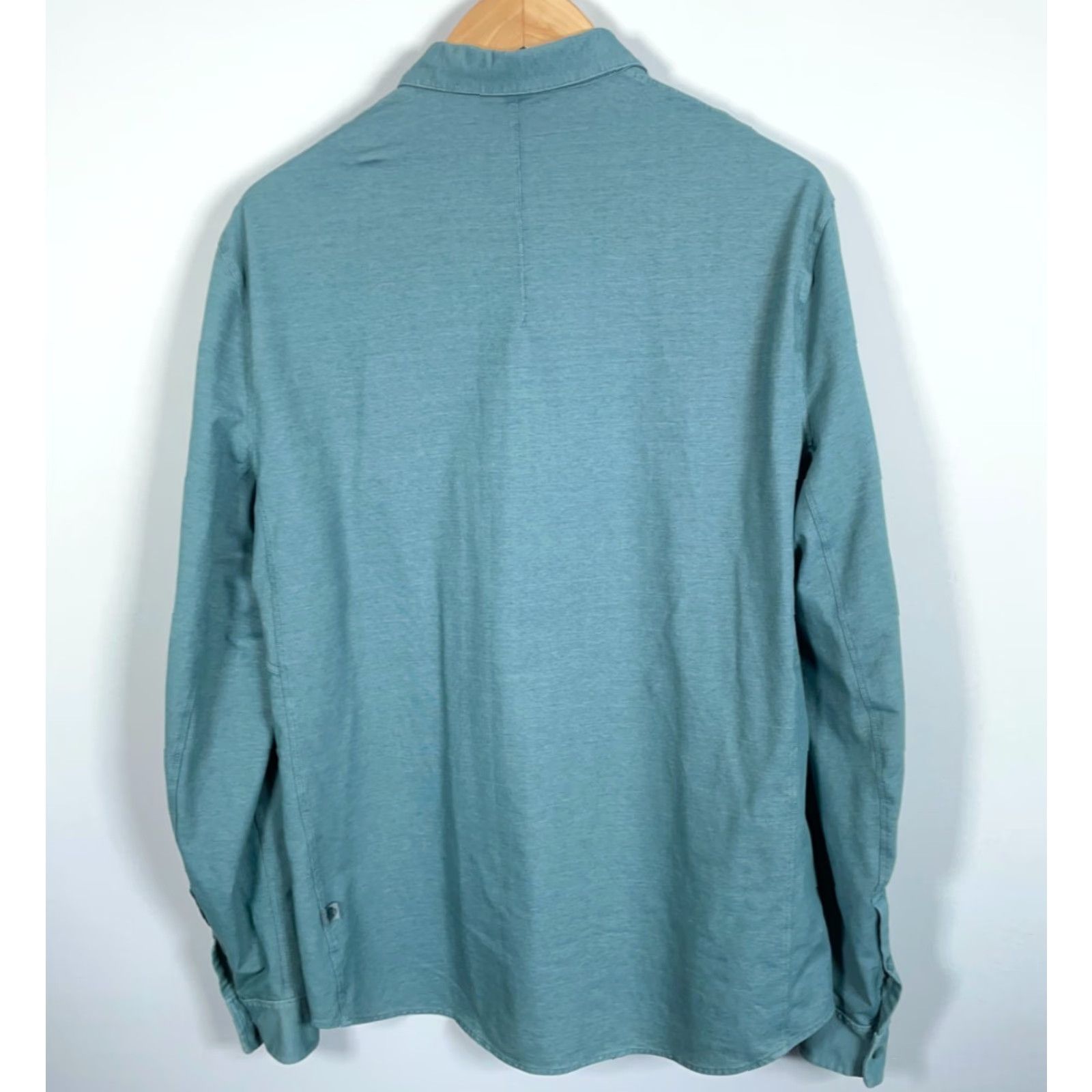 Lululemon Lululemon Commission Shirt Men's XL Green Lightweight Long Sleeve Athleisure Size US XL / EU 56 / 4 - 2 Thumbnail